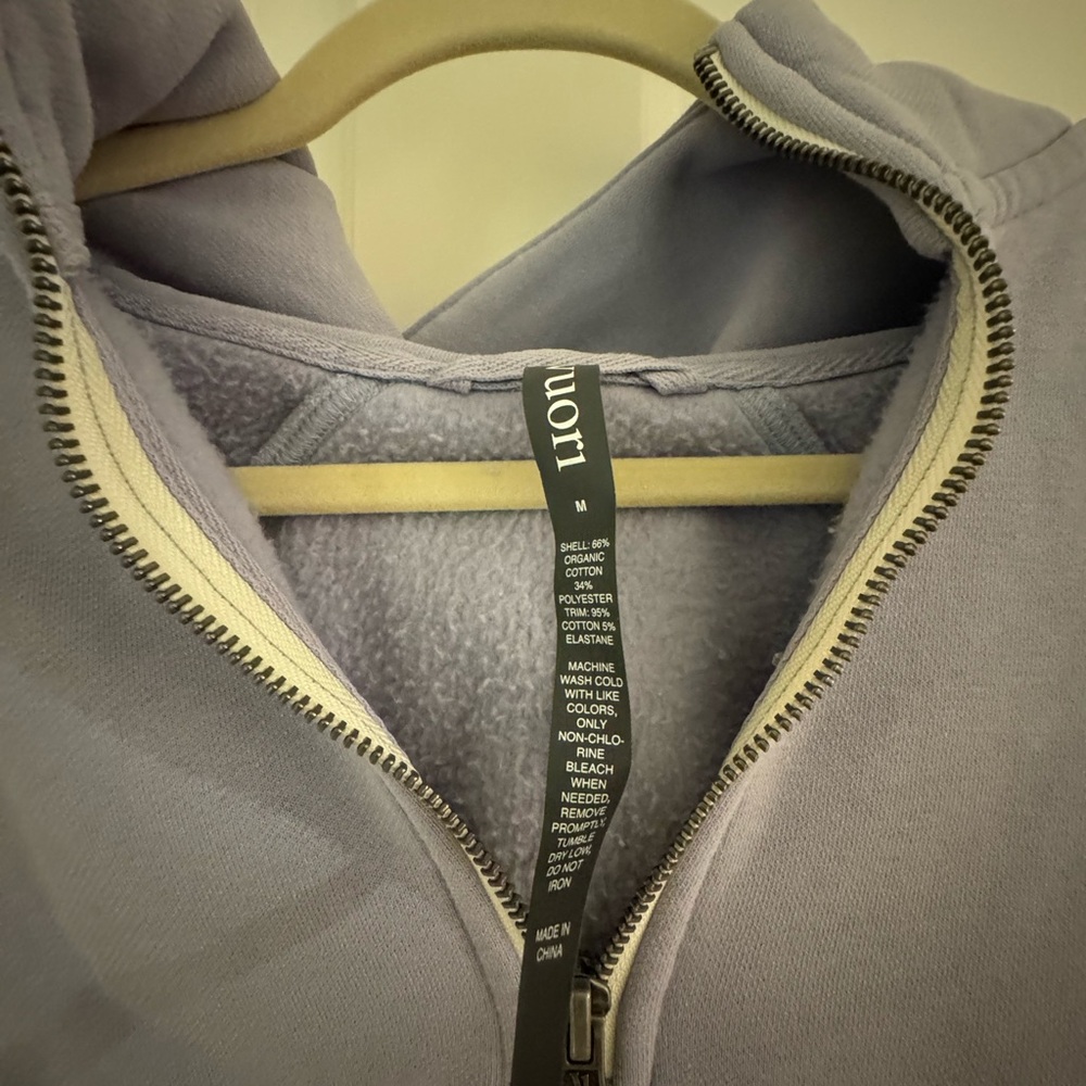 Vuori Restore Half Zip Hoodie Lavender Mist - Picture 3 of 4